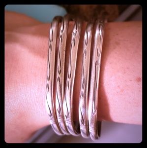 real silver bracelets